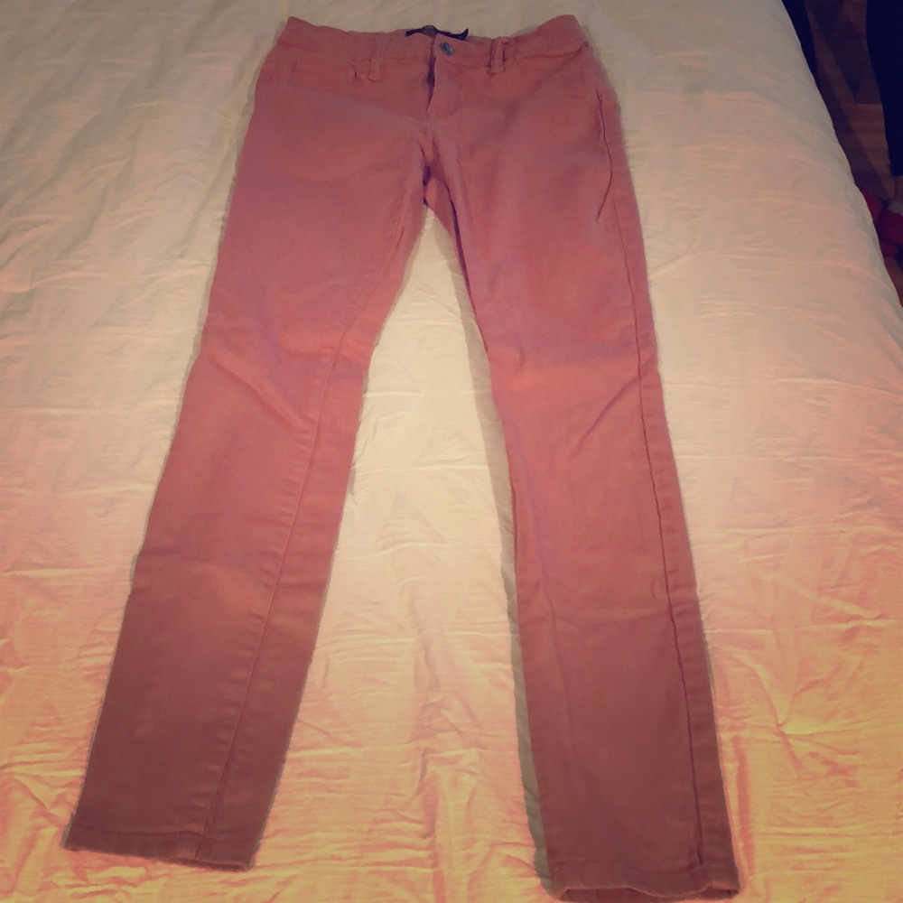 Pink jeans